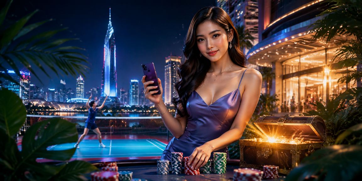 Pengguna di Kuala Lumpur menggunakan aplikasi kasino mudah alih dengan gaya tempatan Malaysia